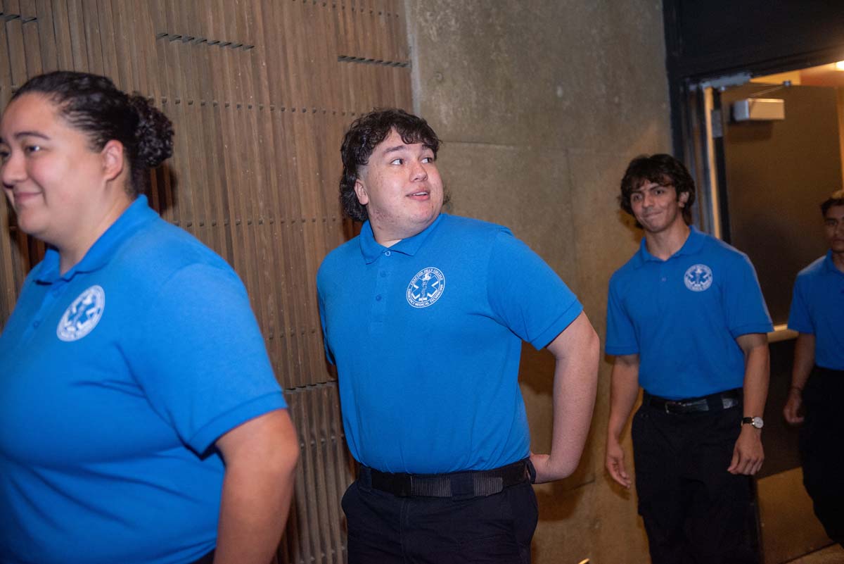 Emergency Medical Technician graduates at Crafton Hills College.