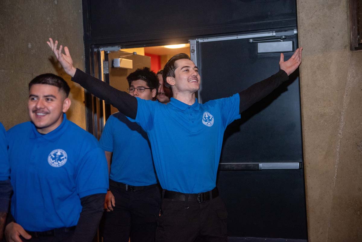 Emergency Medical Technician graduates at Crafton Hills College.