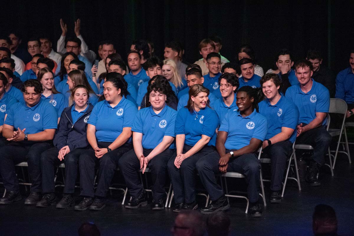 Emergency Medical Technician graduates at Crafton Hills College.