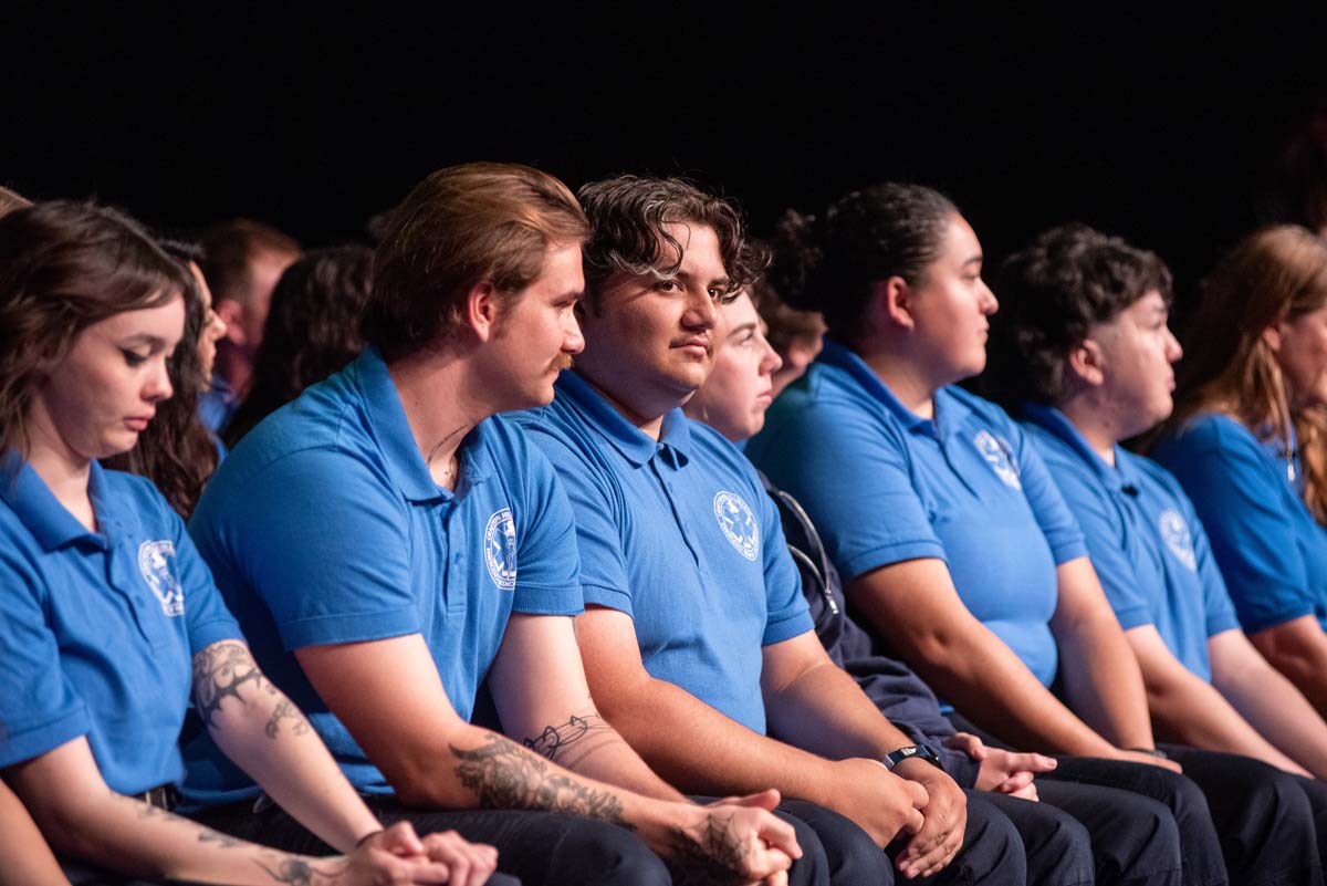 Emergency Medical Technician graduates at Crafton Hills College.