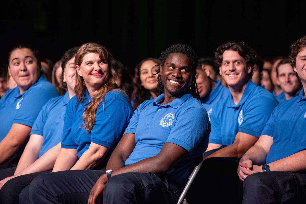Emergency Medical Technician graduates at Crafton Hills College.
