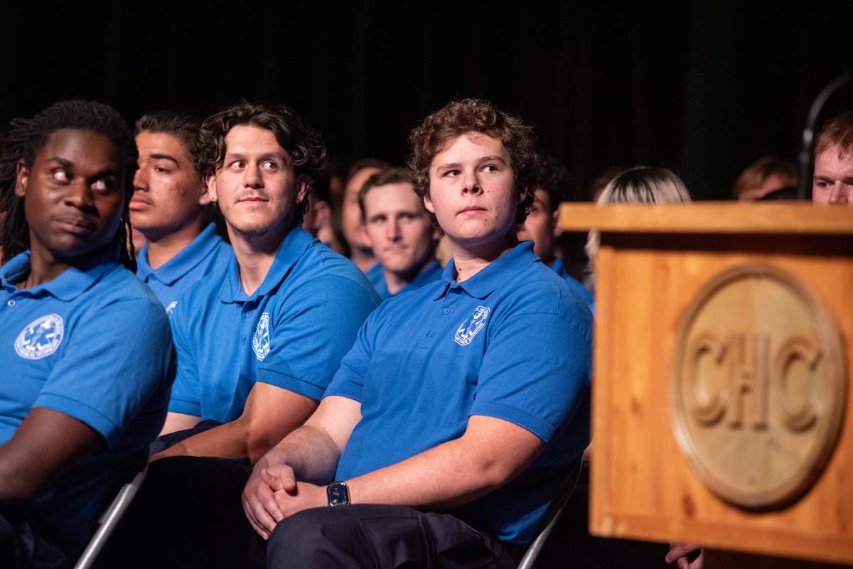 Emergency Medical Technician graduates at Crafton Hills College.