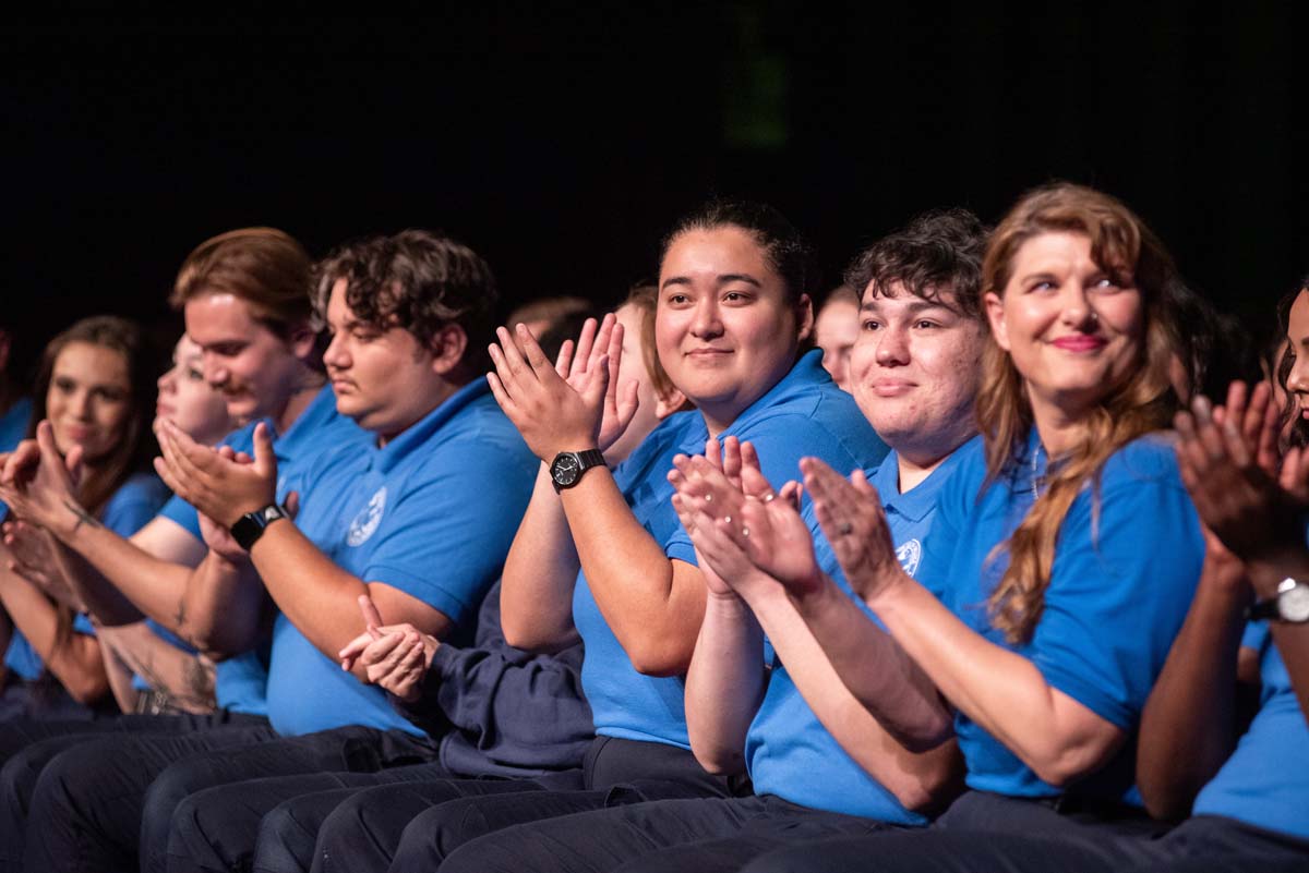 Emergency Medical Technician graduates at Crafton Hills College.