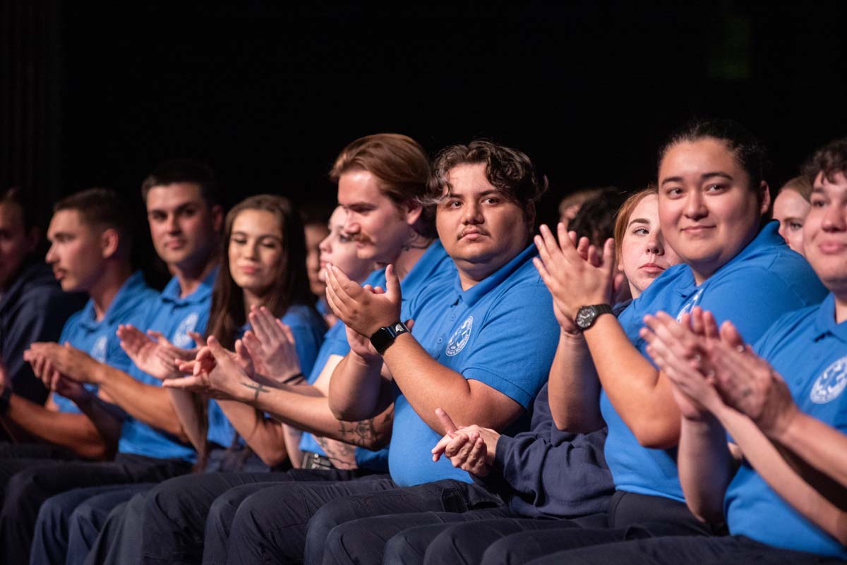 Emergency Medical Technician graduates at Crafton Hills College.