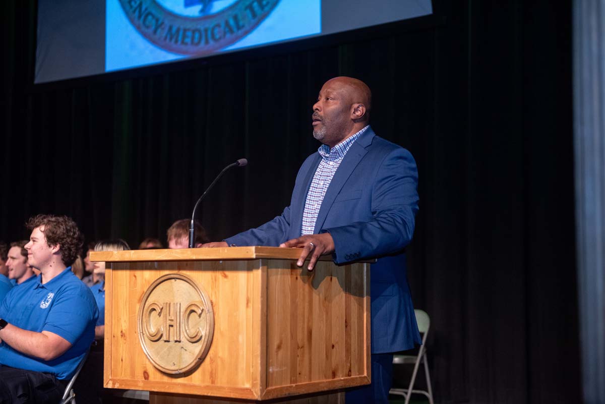 Emergency Medical Technician graduates at Crafton Hills College.