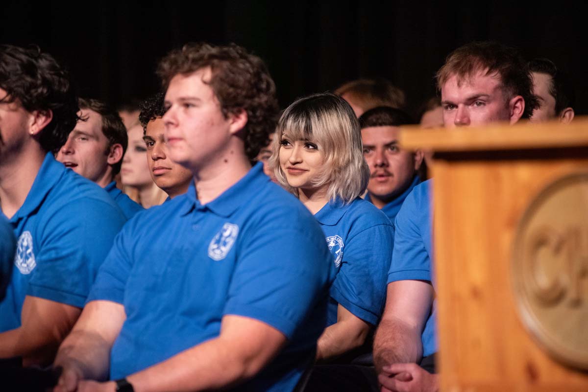 Emergency Medical Technician graduates at Crafton Hills College.