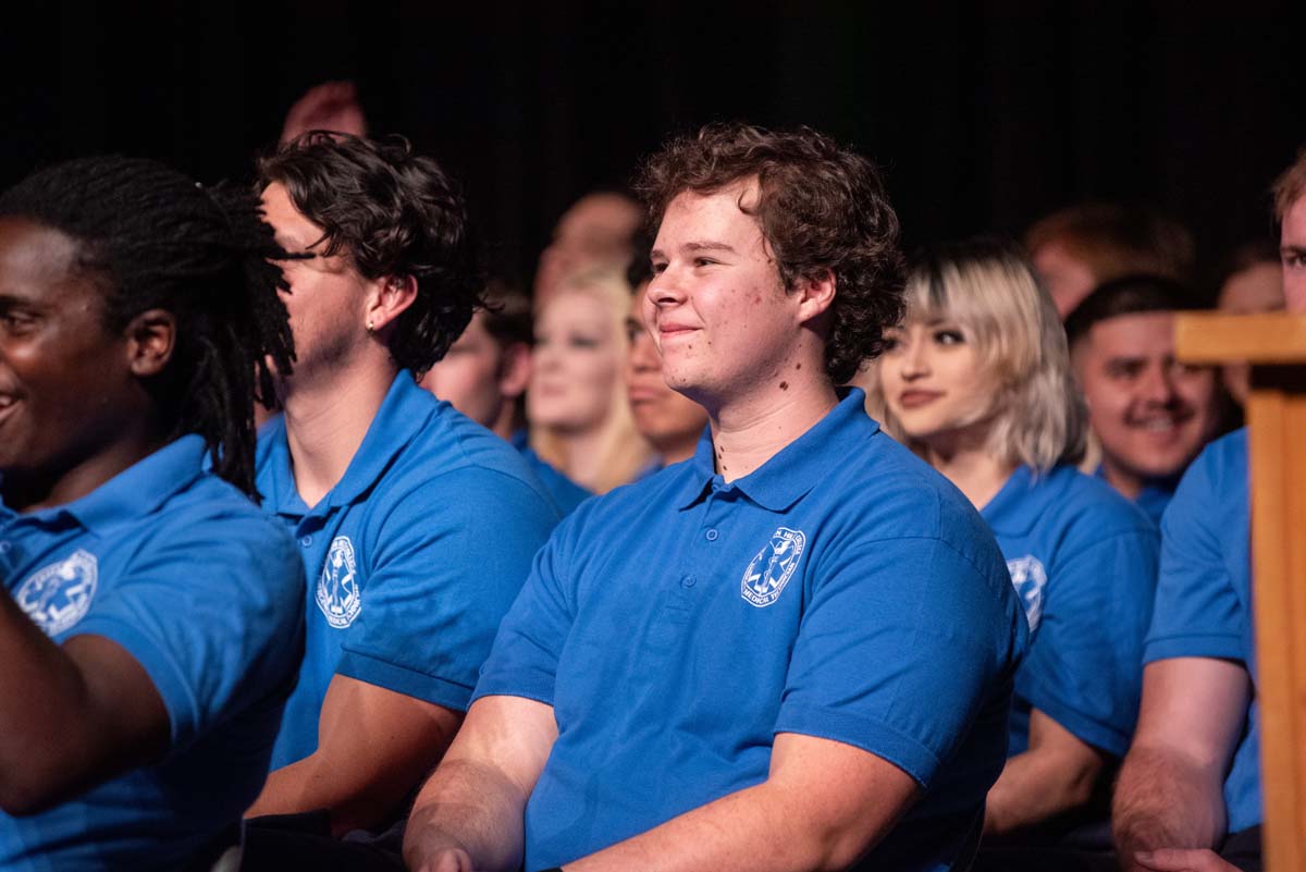 Emergency Medical Technician graduates at Crafton Hills College.
