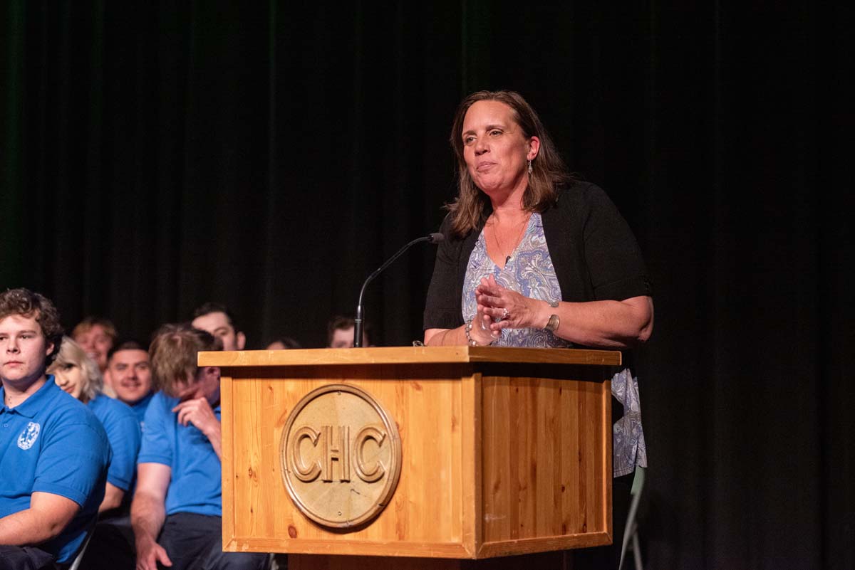 Emergency Medical Technician graduates at Crafton Hills College.