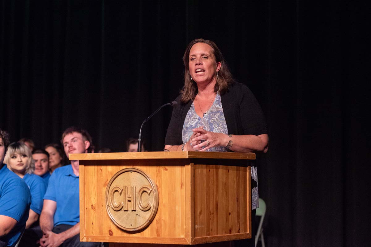 Emergency Medical Technician graduates at Crafton Hills College.