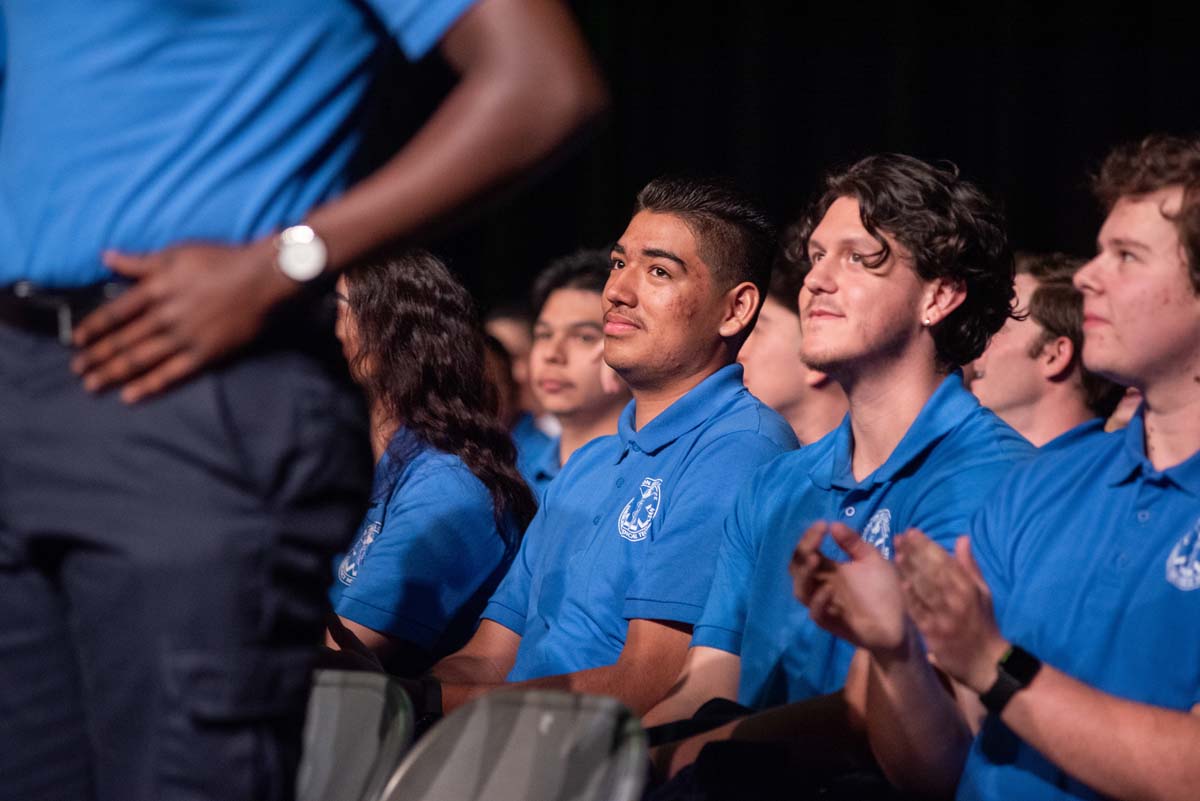 Emergency Medical Technician graduates at Crafton Hills College.