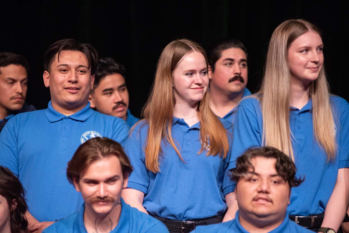 Emergency Medical Technician graduates at Crafton Hills College.