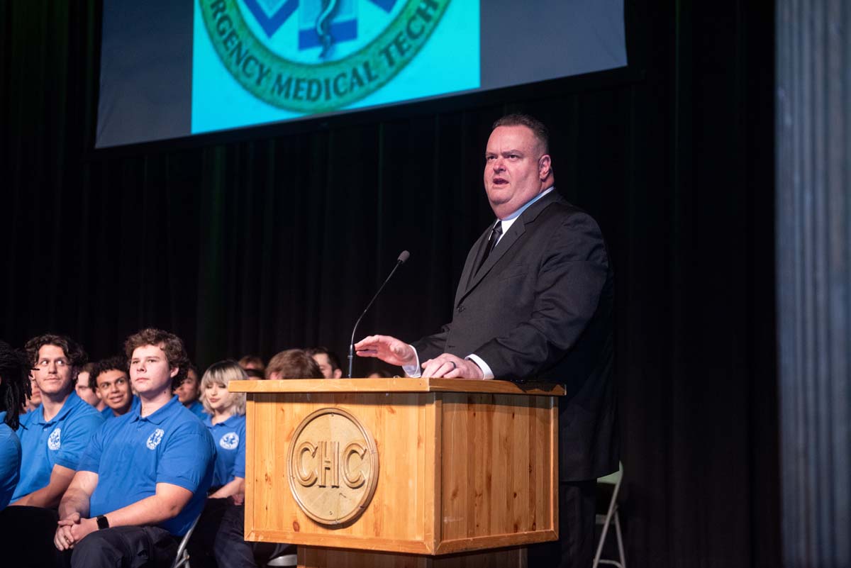 Emergency Medical Technician graduates at Crafton Hills College.