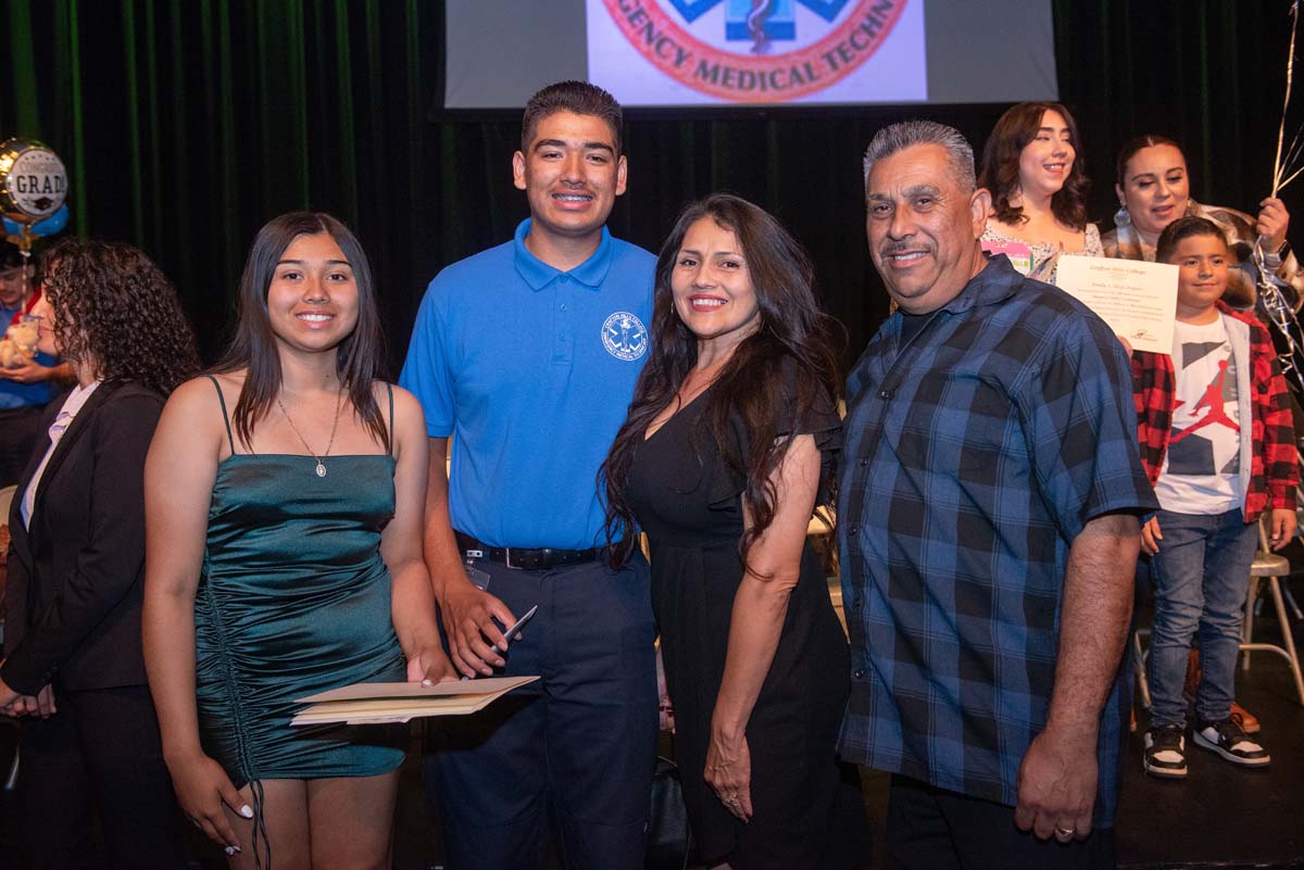 Emergency Medical Technician graduates at Crafton Hills College.