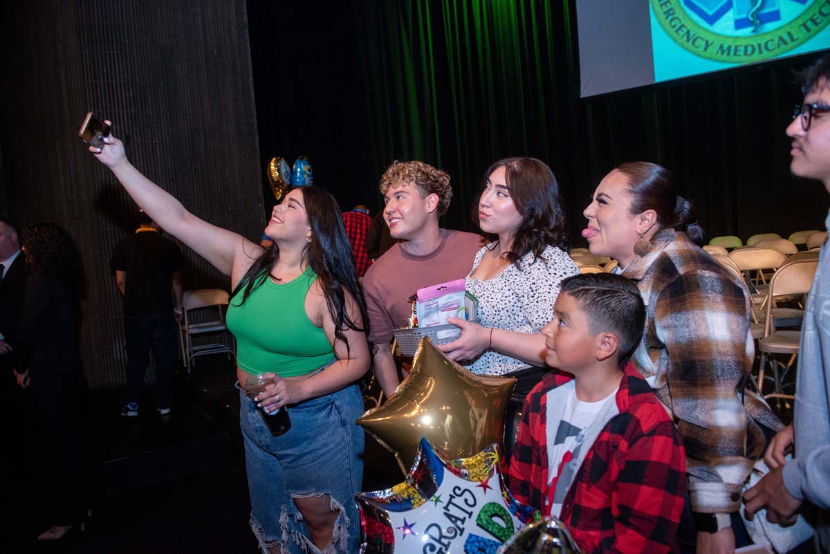 Emergency Medical Technician graduates at Crafton Hills College.