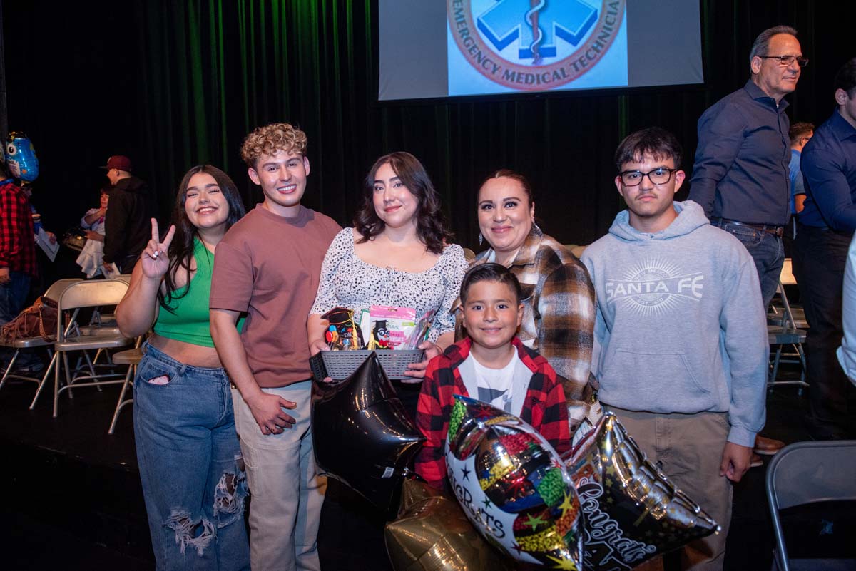 Emergency Medical Technician graduates at Crafton Hills College.
