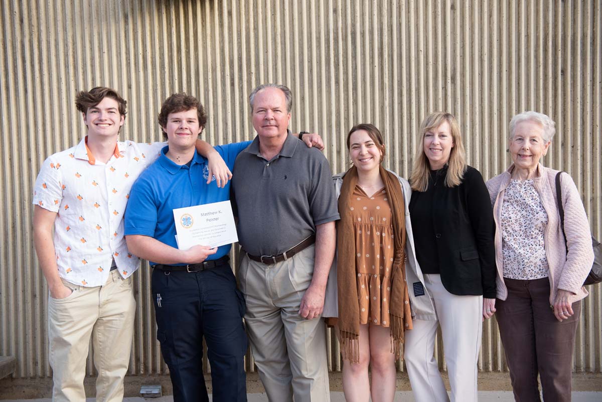 Emergency Medical Technician graduates at Crafton Hills College.