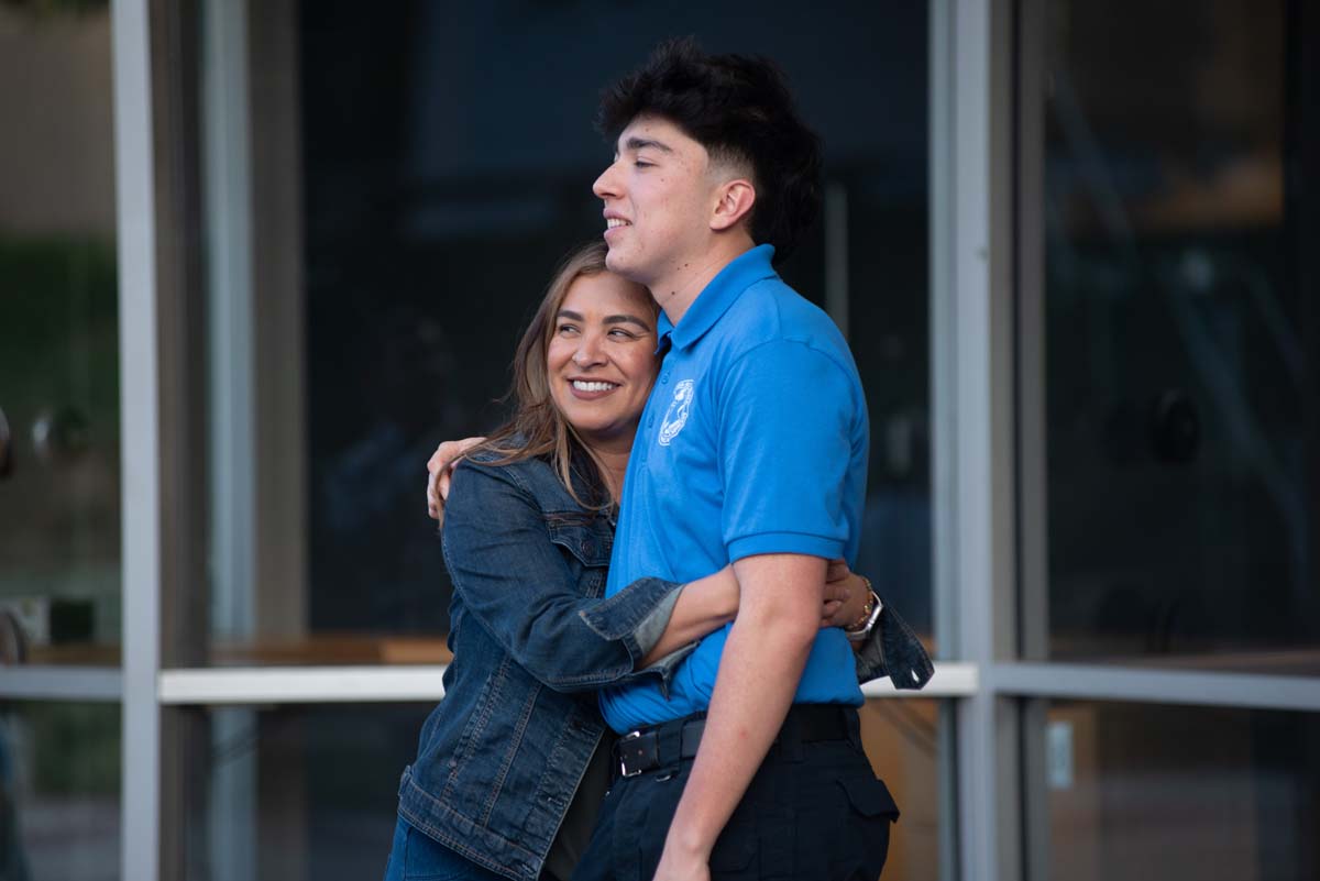 Emergency Medical Technician graduates at Crafton Hills College.