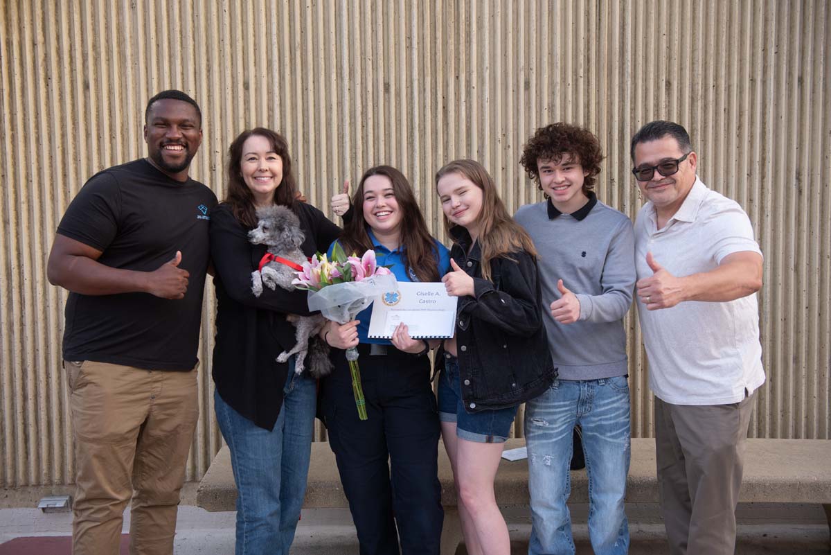 Emergency Medical Technician graduates at Crafton Hills College.