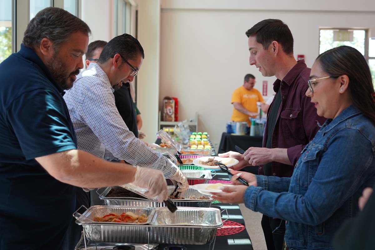 Classified staff attend luncheon at Crafton Hills College.