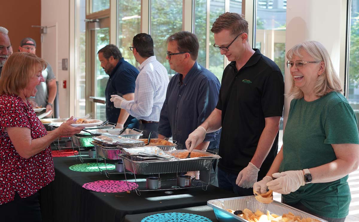 Classified staff attend luncheon at Crafton Hills College.