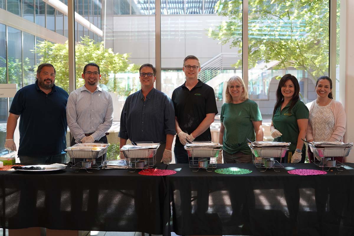 Classified staff attend luncheon at Crafton Hills College.