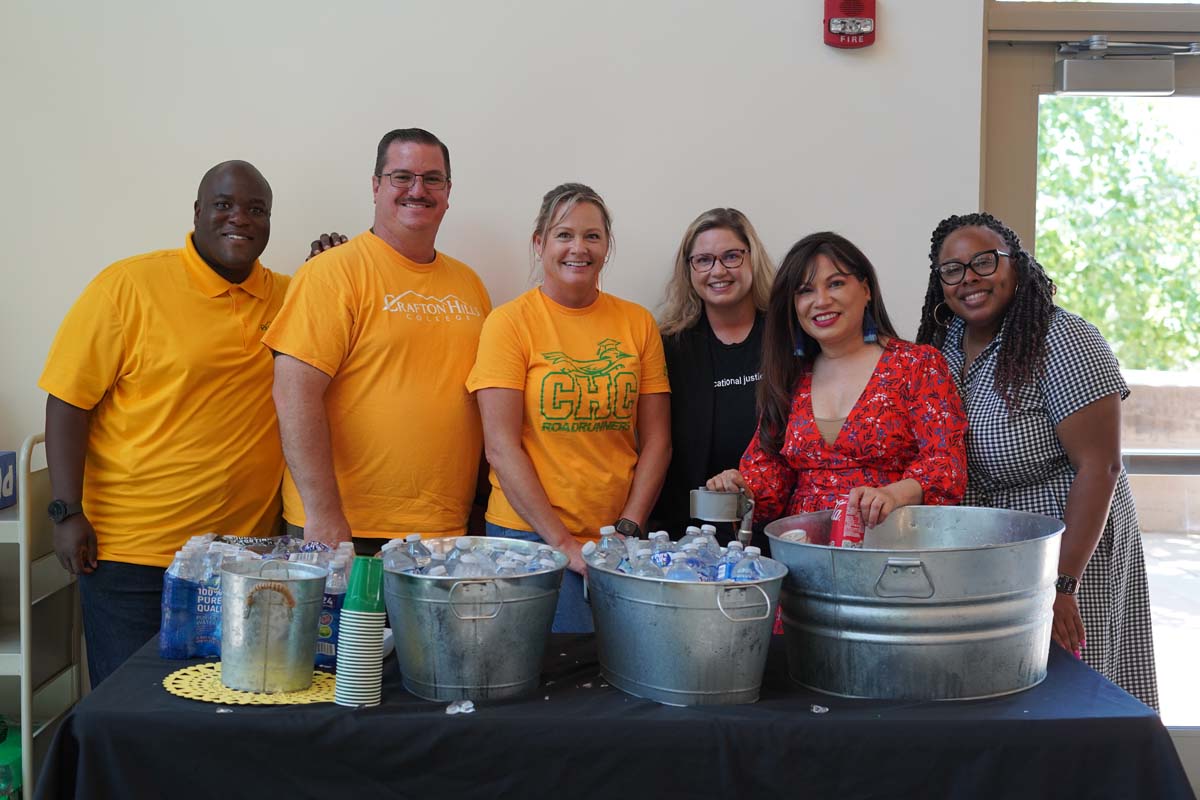 Classified staff attend luncheon at Crafton Hills College.