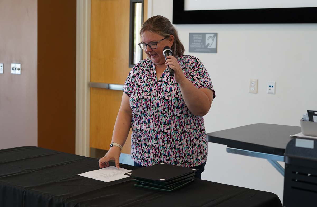 Classified staff attend luncheon at Crafton Hills College.