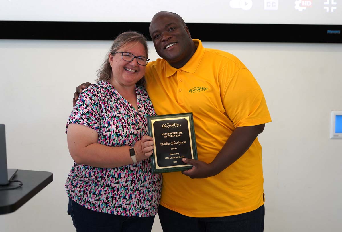 Classified staff attend luncheon at Crafton Hills College.