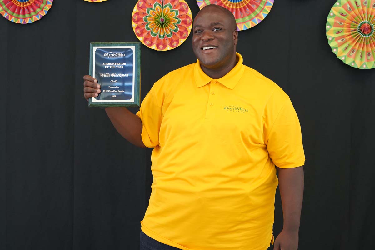 Classified staff attend luncheon at Crafton Hills College.