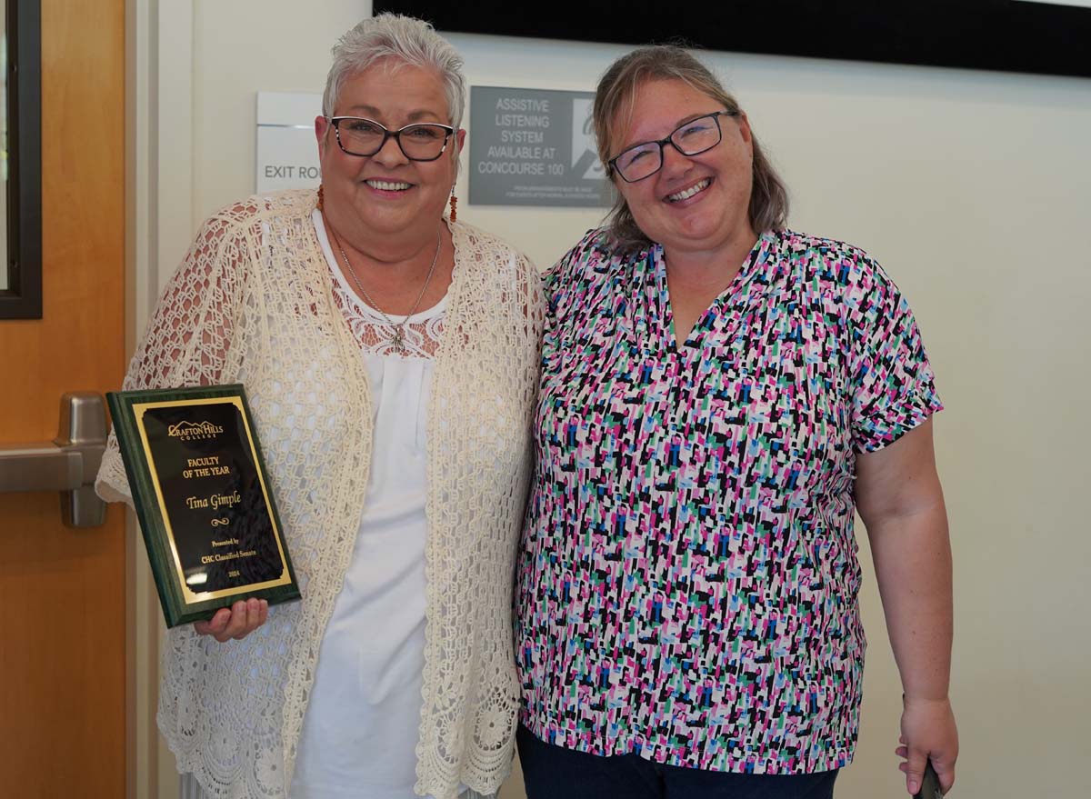 Classified staff attend luncheon at Crafton Hills College.
