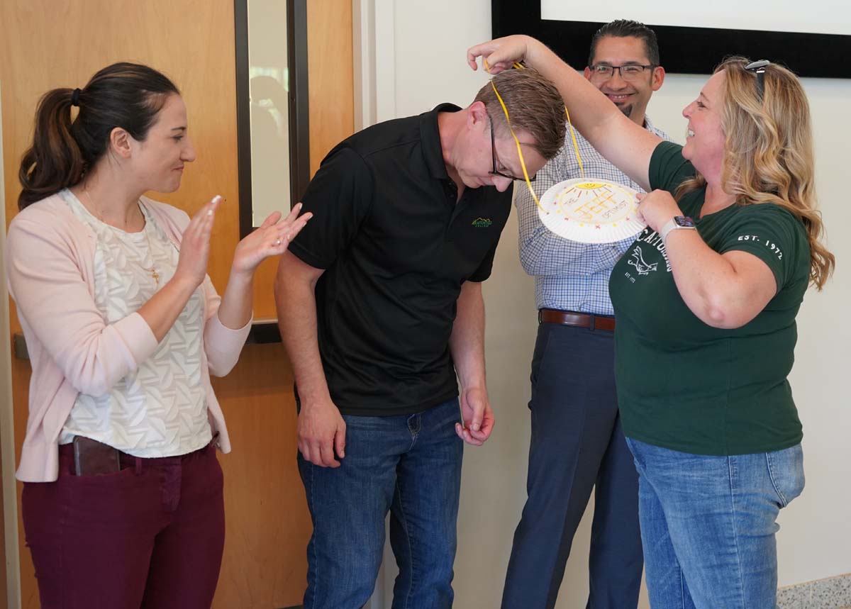 Classified staff attend luncheon at Crafton Hills College.