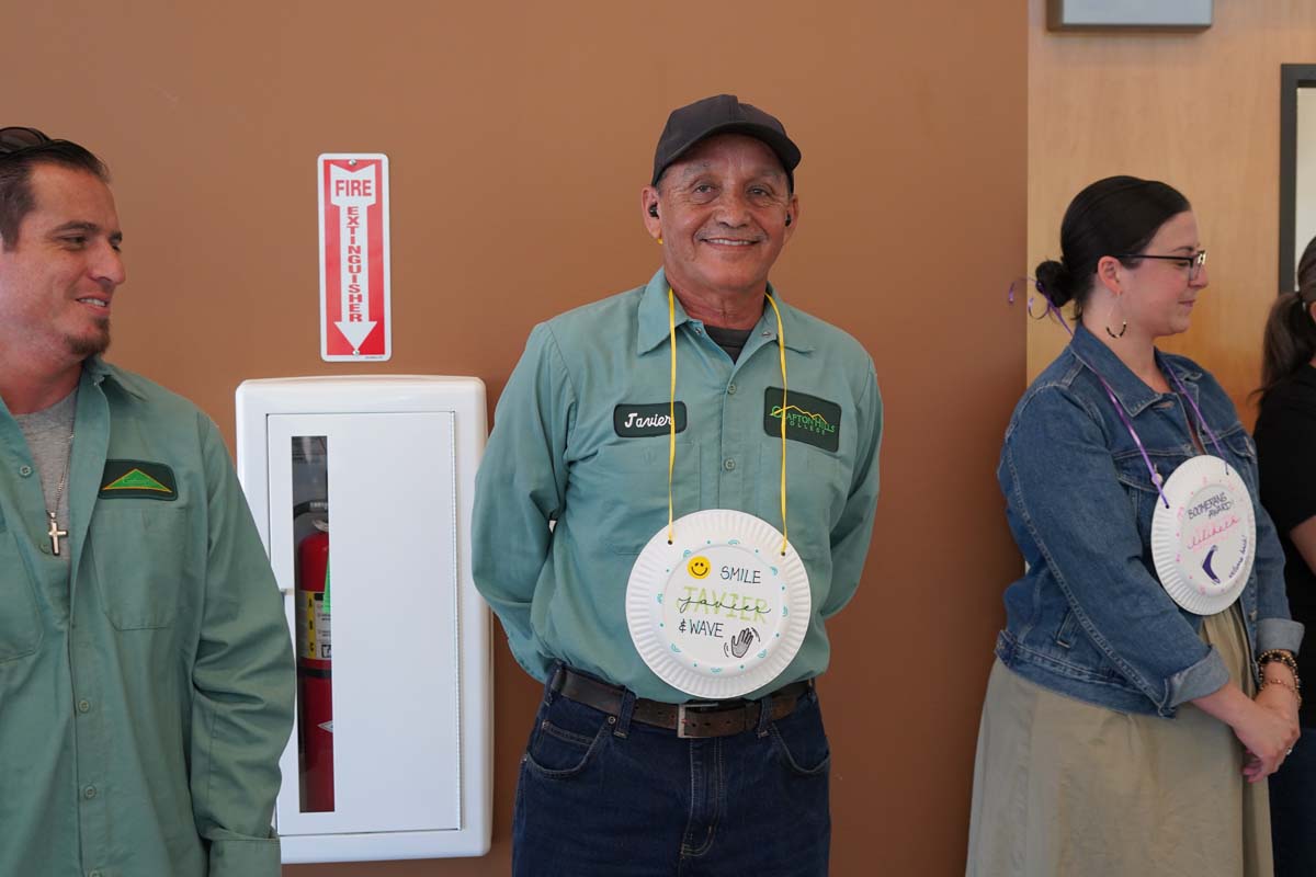 Classified staff attend luncheon at Crafton Hills College.