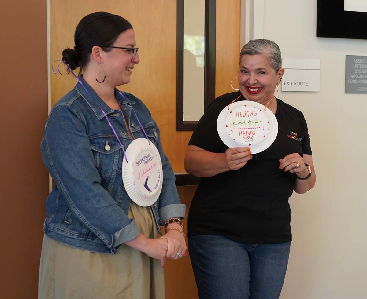 Classified staff attend luncheon at Crafton Hills College.