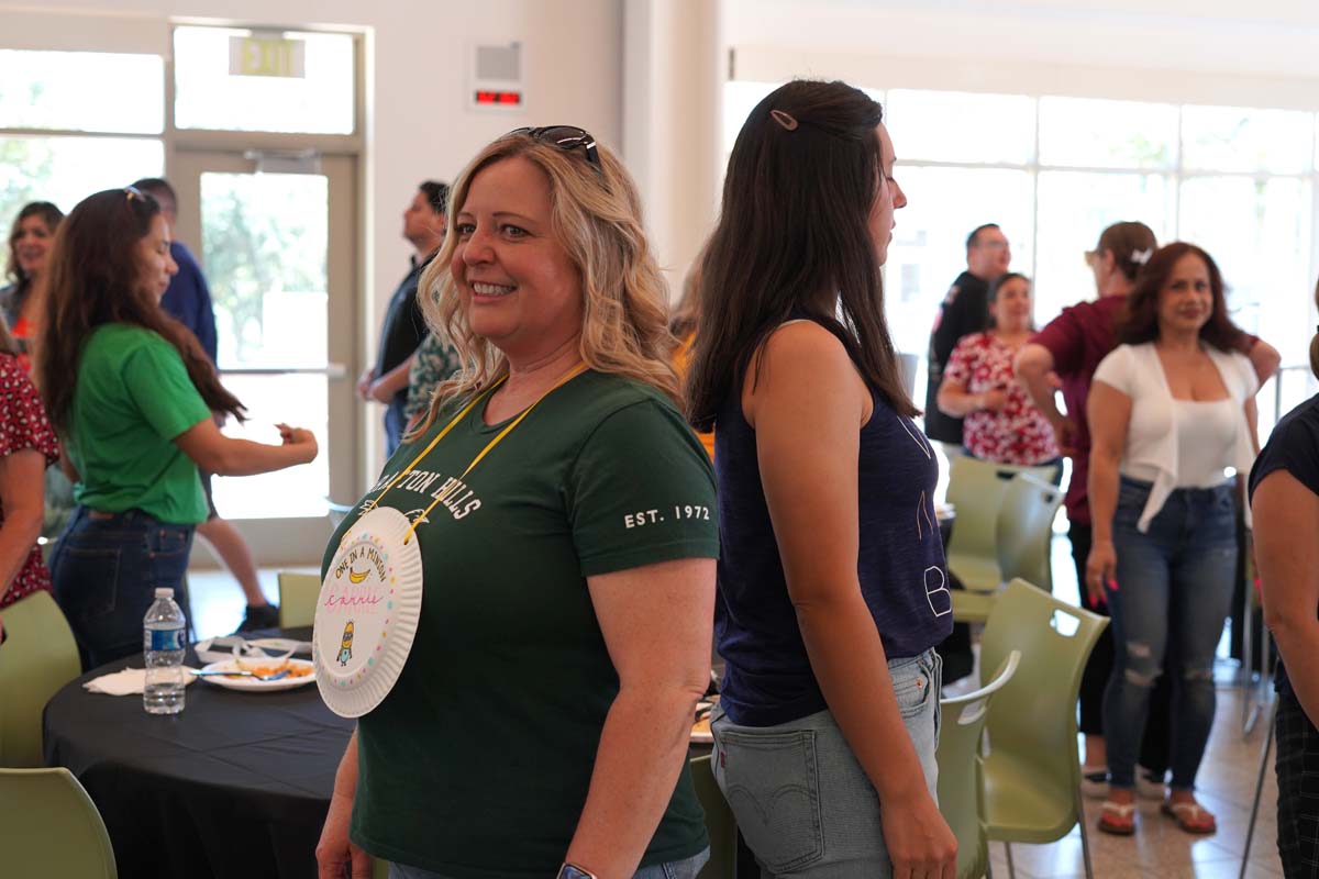Classified staff attend luncheon at Crafton Hills College.