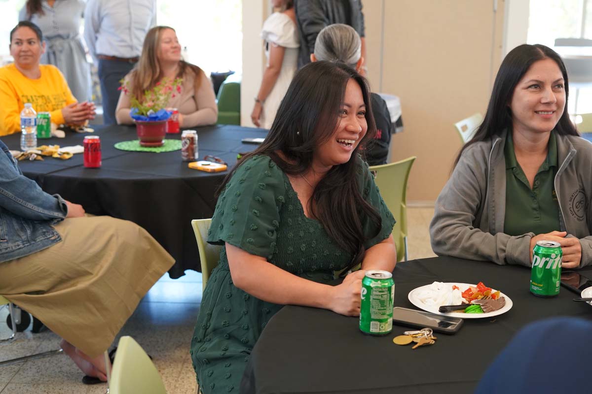 Classified staff attend luncheon at Crafton Hills College.