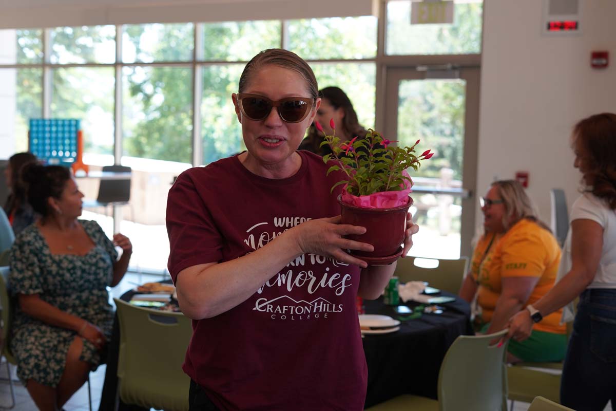 Classified staff attend luncheon at Crafton Hills College.