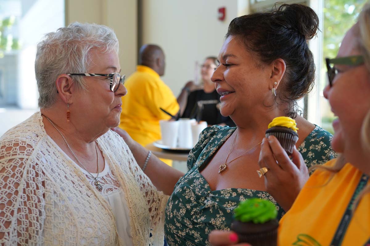 Classified staff attend luncheon at Crafton Hills College.