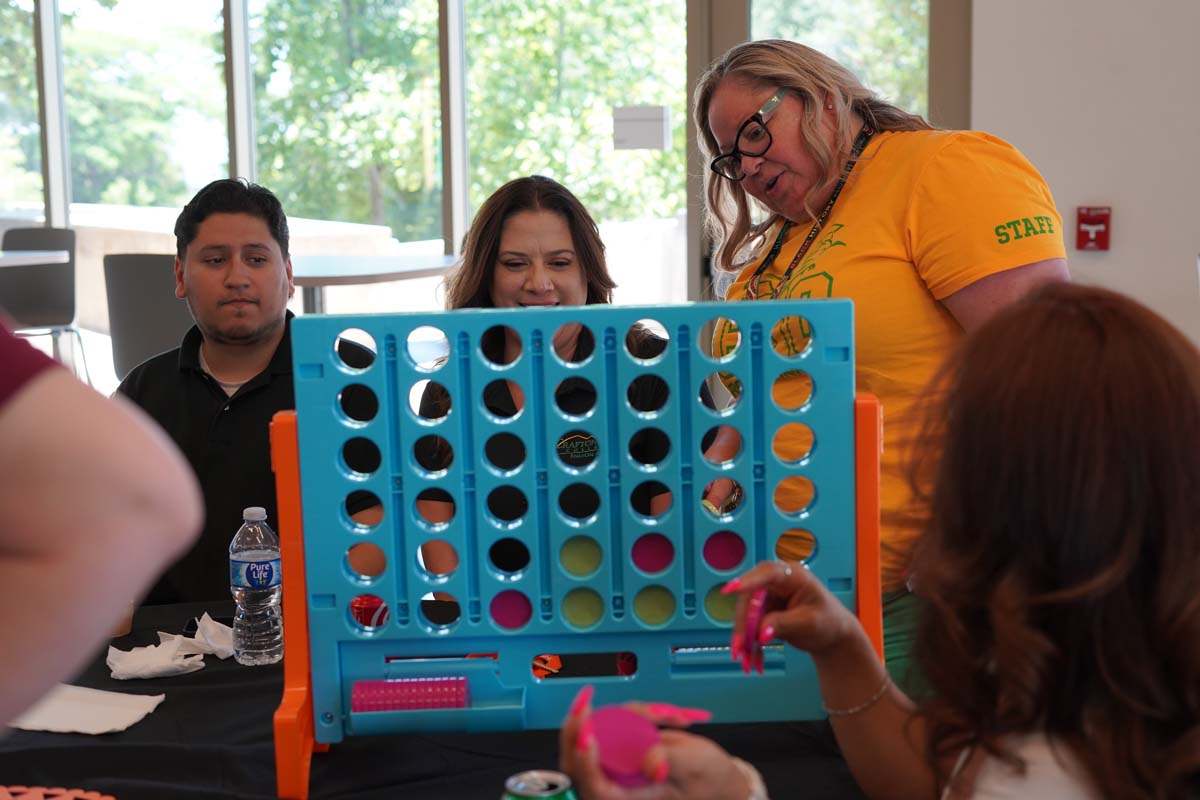 Classified staff attend luncheon at Crafton Hills College.