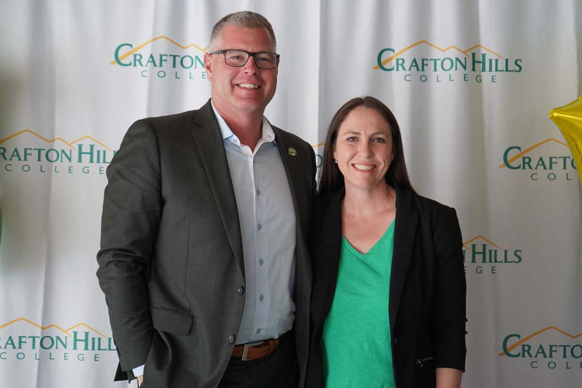 People enjoying the Athletics Banquet
