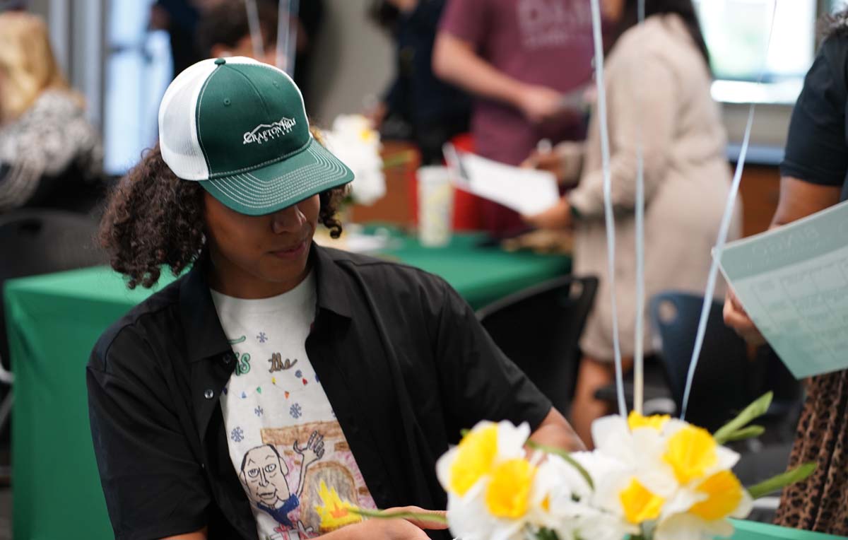People enjoying the Foster Care Luncheon