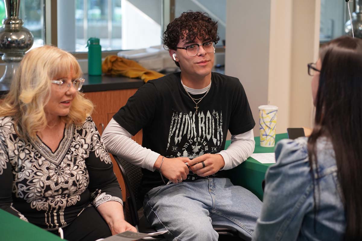 People enjoying the Foster Care Luncheon