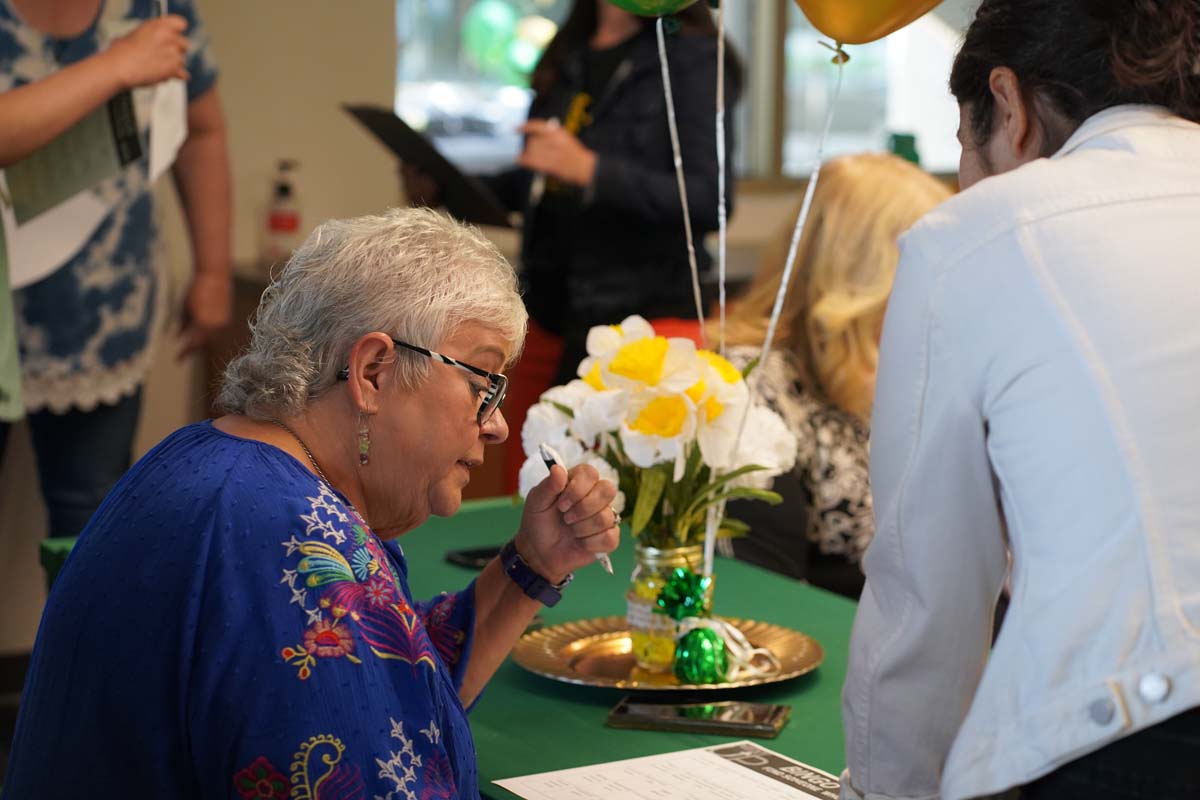 People enjoying the Foster Care Luncheon