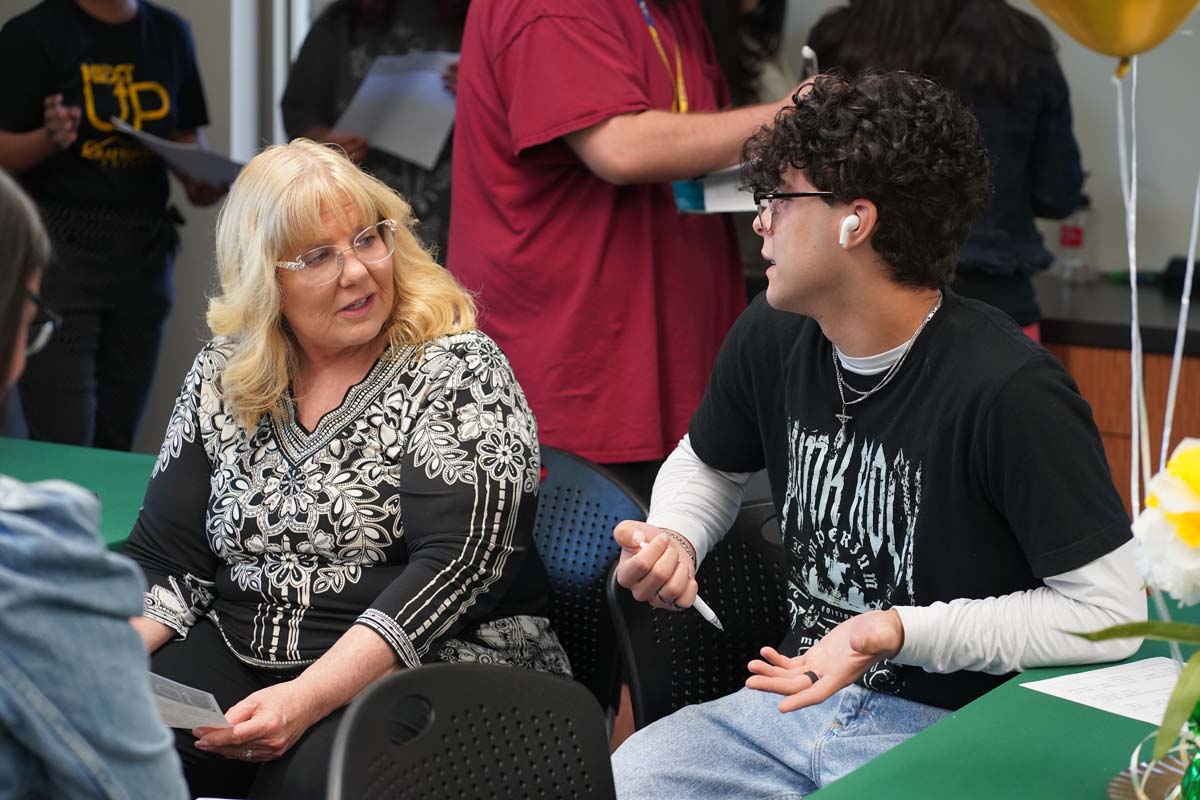 People enjoying the Foster Care Luncheon