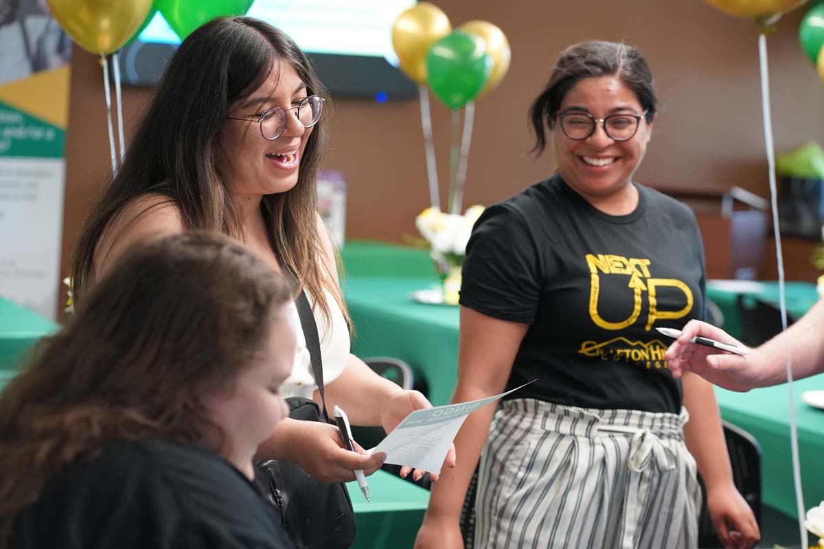 People enjoying the Foster Care Luncheon