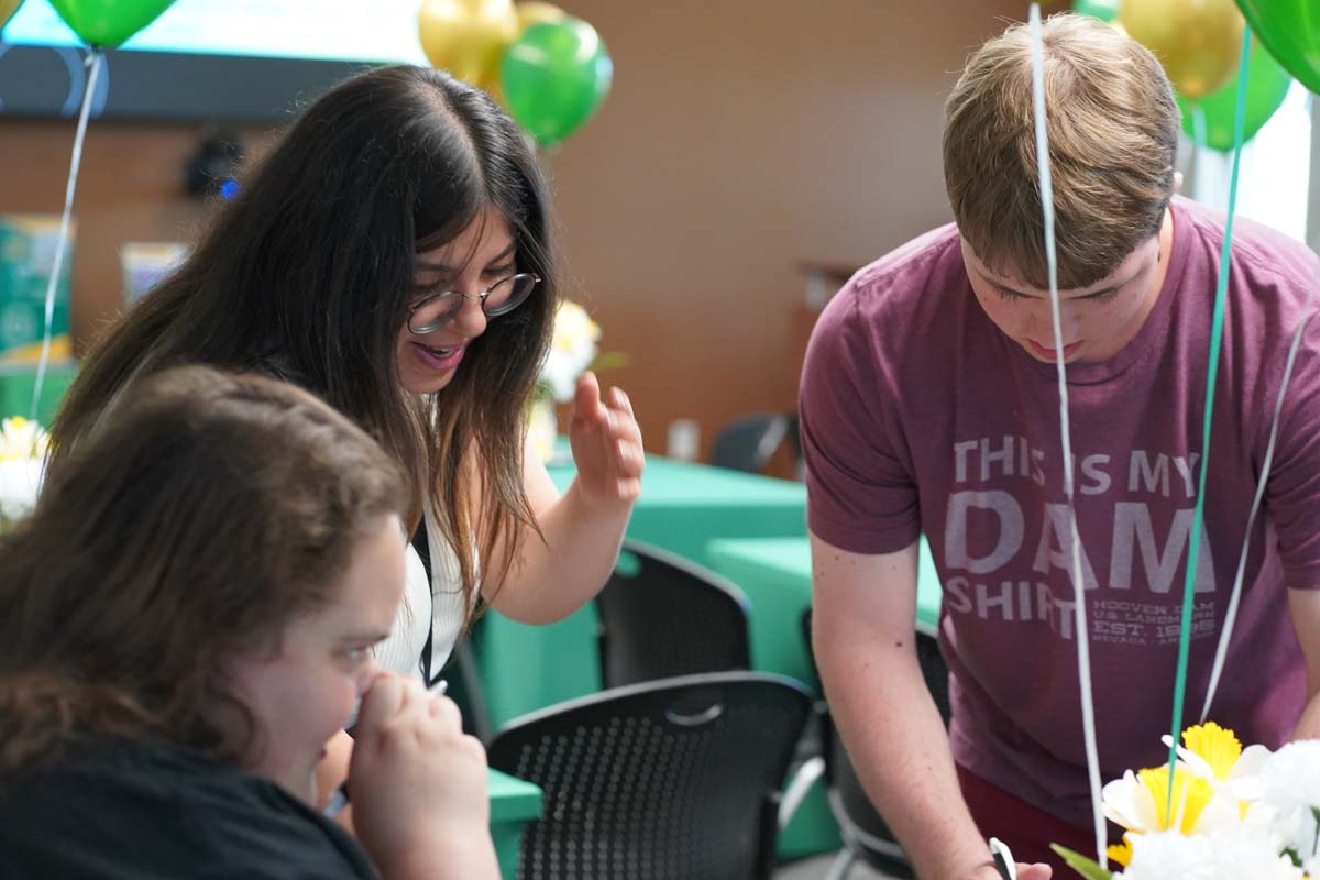 People enjoying the Foster Care Luncheon