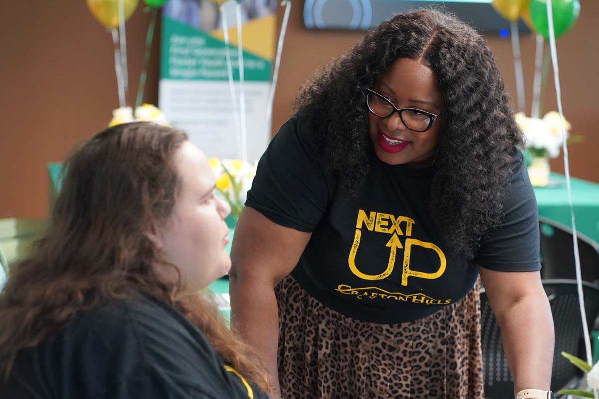 People enjoying the Foster Care Luncheon