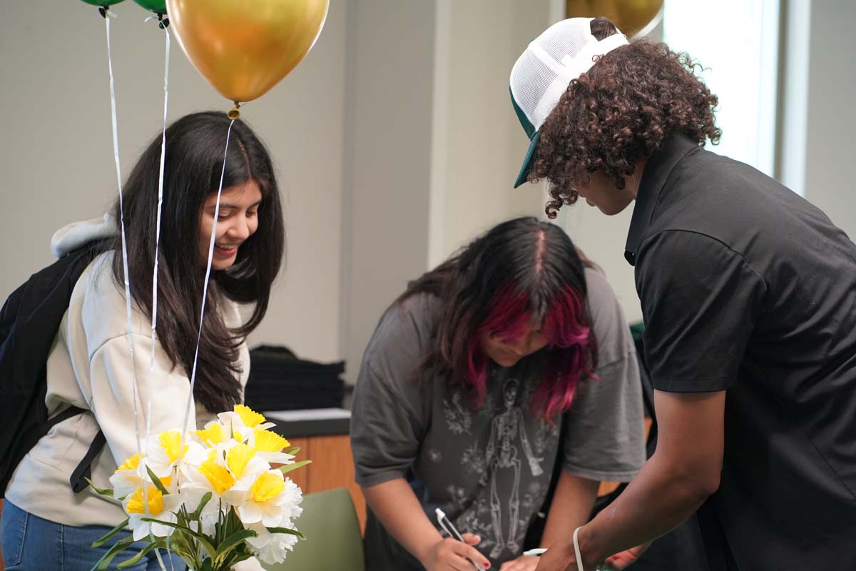 People enjoying the Foster Care Luncheon