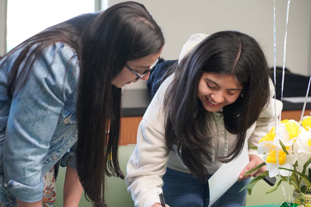 People enjoying the Foster Care Luncheon