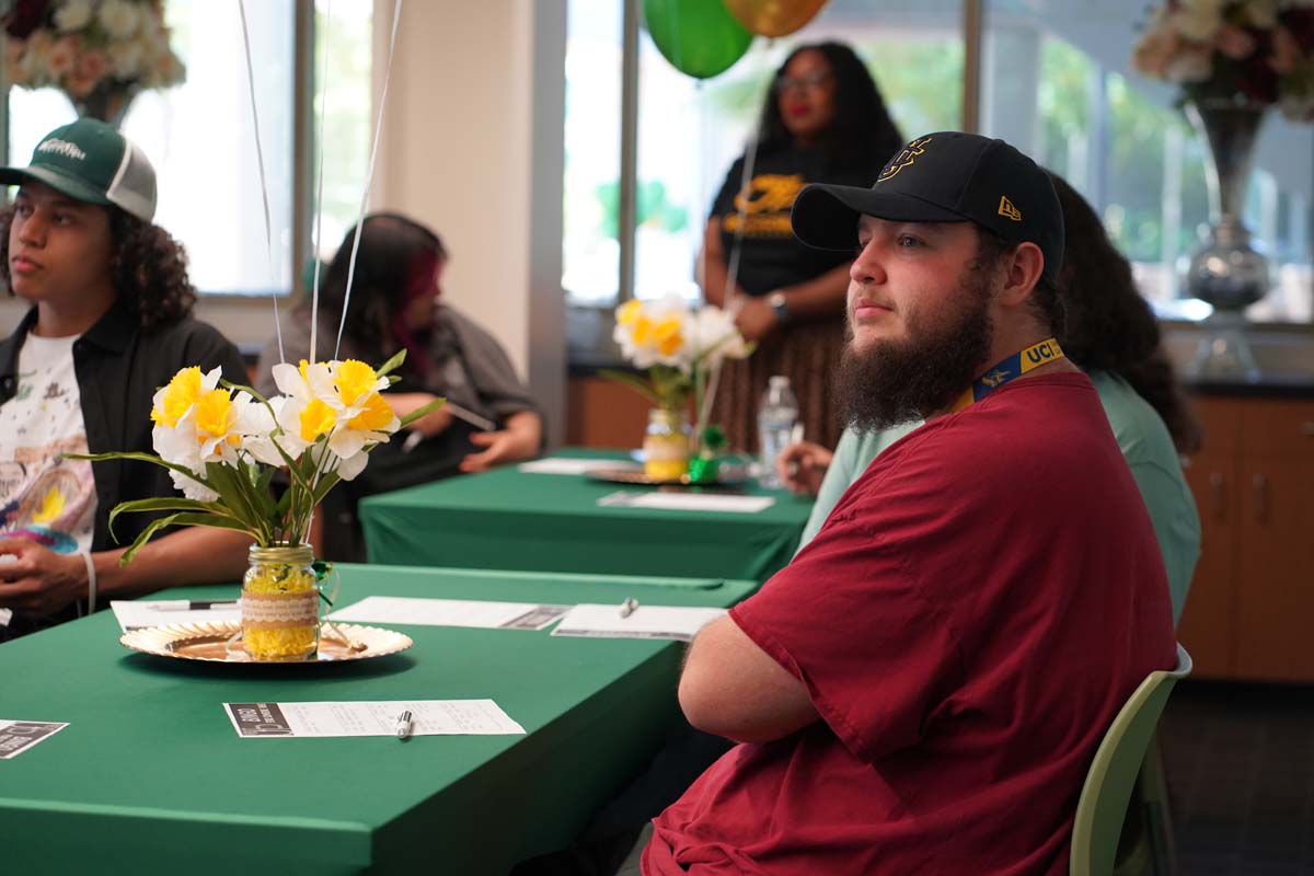 People enjoying the Foster Care Luncheon