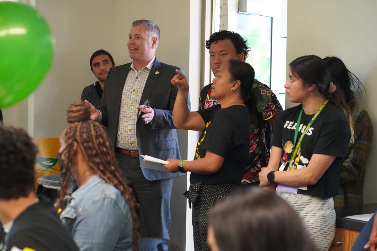 People enjoying the Foster Care Luncheon